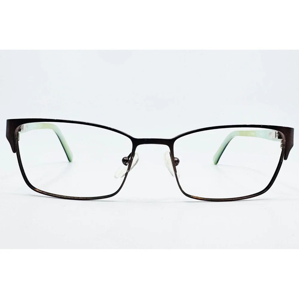 Karen Kane Gardenia Eyeglasses Womens Brown Green Full Rim 51-16-135